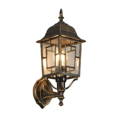 Trio Lighting Væglamper > Udendørs væglampe Volturno, topfatning, rustfarvet antik