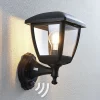 Væglampe Med Sensor|Væglamper ^ Lindby Udendørs væglanterne Acelya med bevægelsessensor