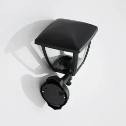 Væglampe Med Sensor|Væglamper ^ Lindby Udendørs væglanterne Acelya med bevægelsessensor