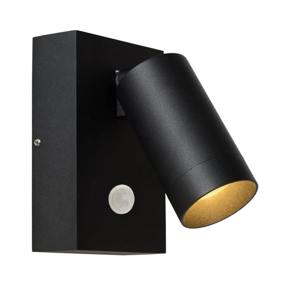 Lucide Udendørs Spot > Udendørs vægspot Taylor Sensor, 1 lyskilde sort