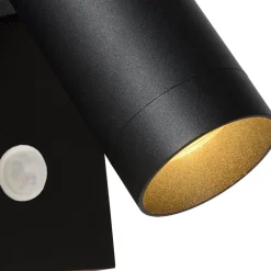 Lucide Udendørs Spot > Udendørs vægspot Taylor Sensor, 1 lyskilde sort