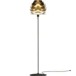 UMAGE Gulvlamper|Gulvlamper > Aluvia mini gulvlampe messing/sort