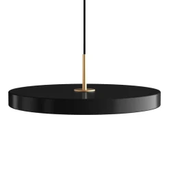 Pendellamper ^ UMAGE Asteria medium hængelampe, messing, sort