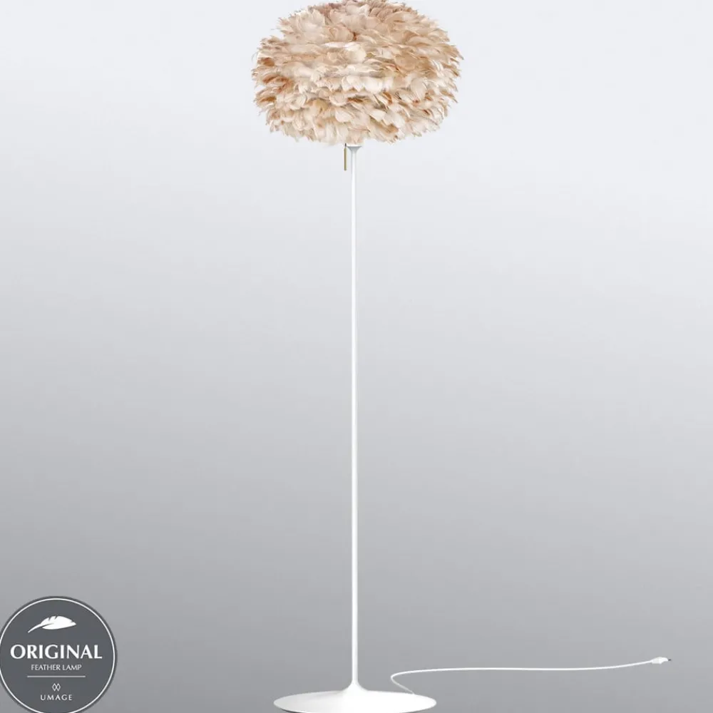 UMAGE Gulvlamper|Gulvlamper > Eos medium gulvlampe i lysebrun