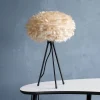 Bordlamper ^ UMAGE Eos Mini bordlampe brun, sort trefod