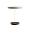 Arbejdsrum/Kontor ^ UMAGE LED-bordlampe Asteria Table, USB, lysegrøn/messing