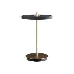UMAGE Bordlamper > LED-bordlampe med batteri Asteria Move antracit/messing 31 cm