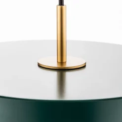 UMAGE Pendellamper > LED-hængelampe Asteria Mini mørkegrøn/messing Ø 31 cm