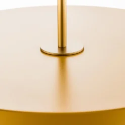 Pendellamper ^ UMAGE LED-hængelampe Asteria Medium, gul/messing, Ø 43 cm