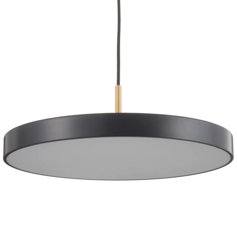 UMAGE Pendellamper > LED-hængelampe Asteria Medium antracit/messing Ø 43 cm
