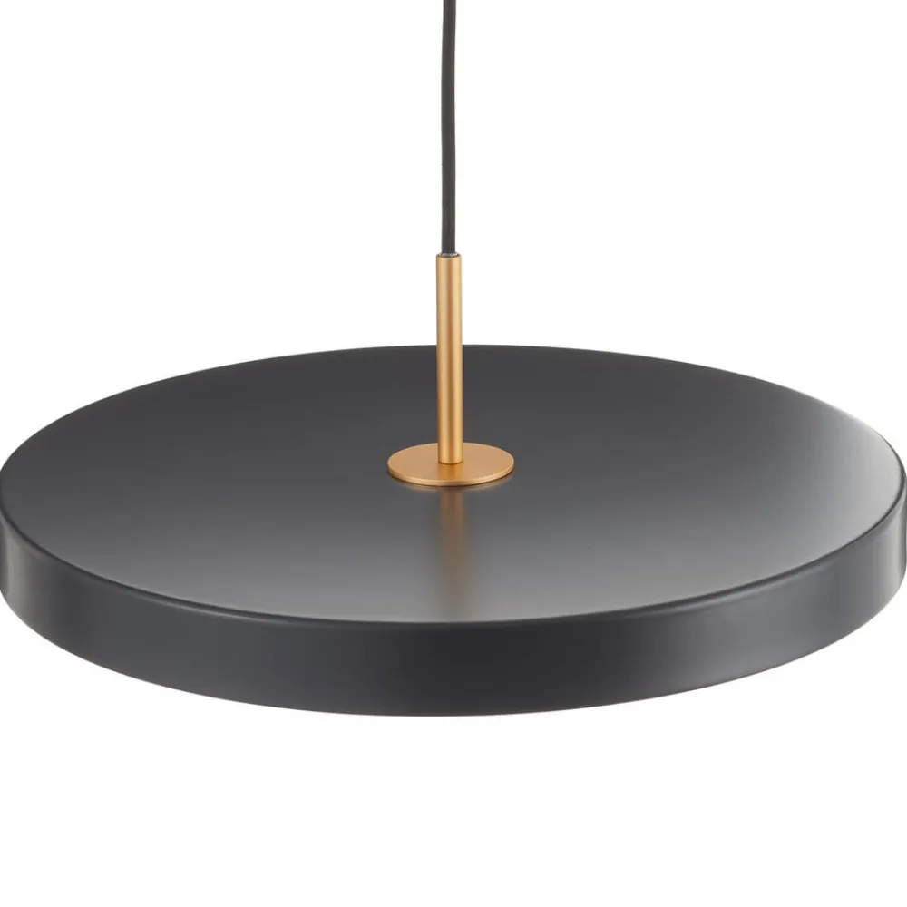 UMAGE Pendellamper > LED-hængelampe Asteria Medium antracit/messing Ø 43 cm
