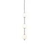 UMAGE Pendellamper > LED-hængelampe Audrey, stålfarvet, 3 lyskilder, Ø 12 cm