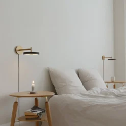 UMAGE Væglamper|Væglamper > LED-væglampe Asteria Short, sort, 25 cm, stik