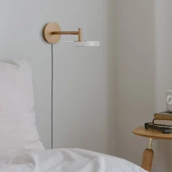 UMAGE Væglamper > LED-væglampe Asteria Short, hvid, 25 cm, stik