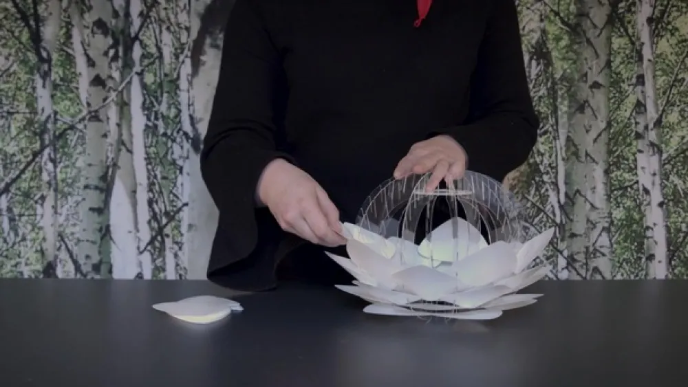 UMAGE Pendellamper > Silvia medium hængelampe i hvid
