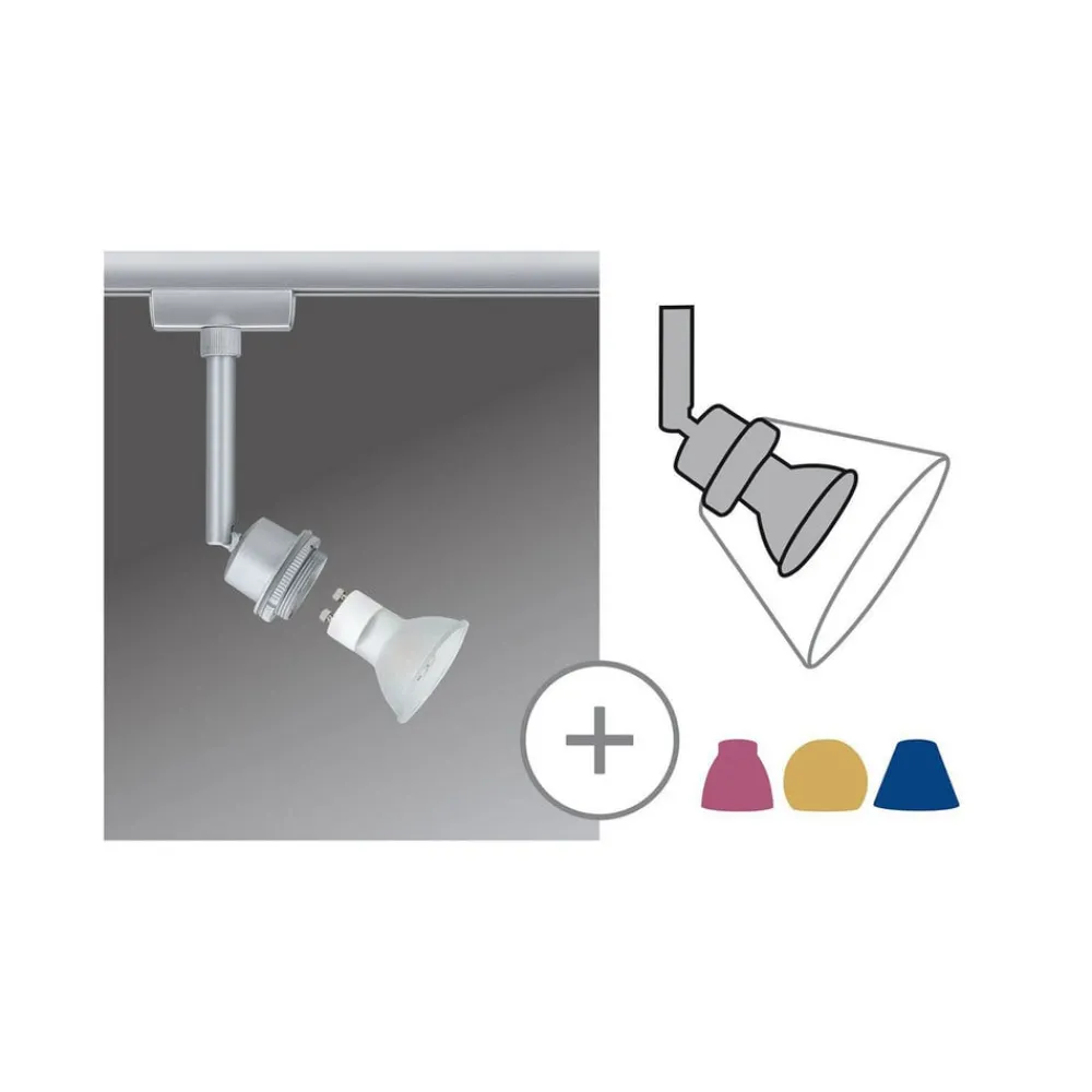 Skinnesystem ^ Paulmann URail LED-spot 3,5 W GZ10 krom mat