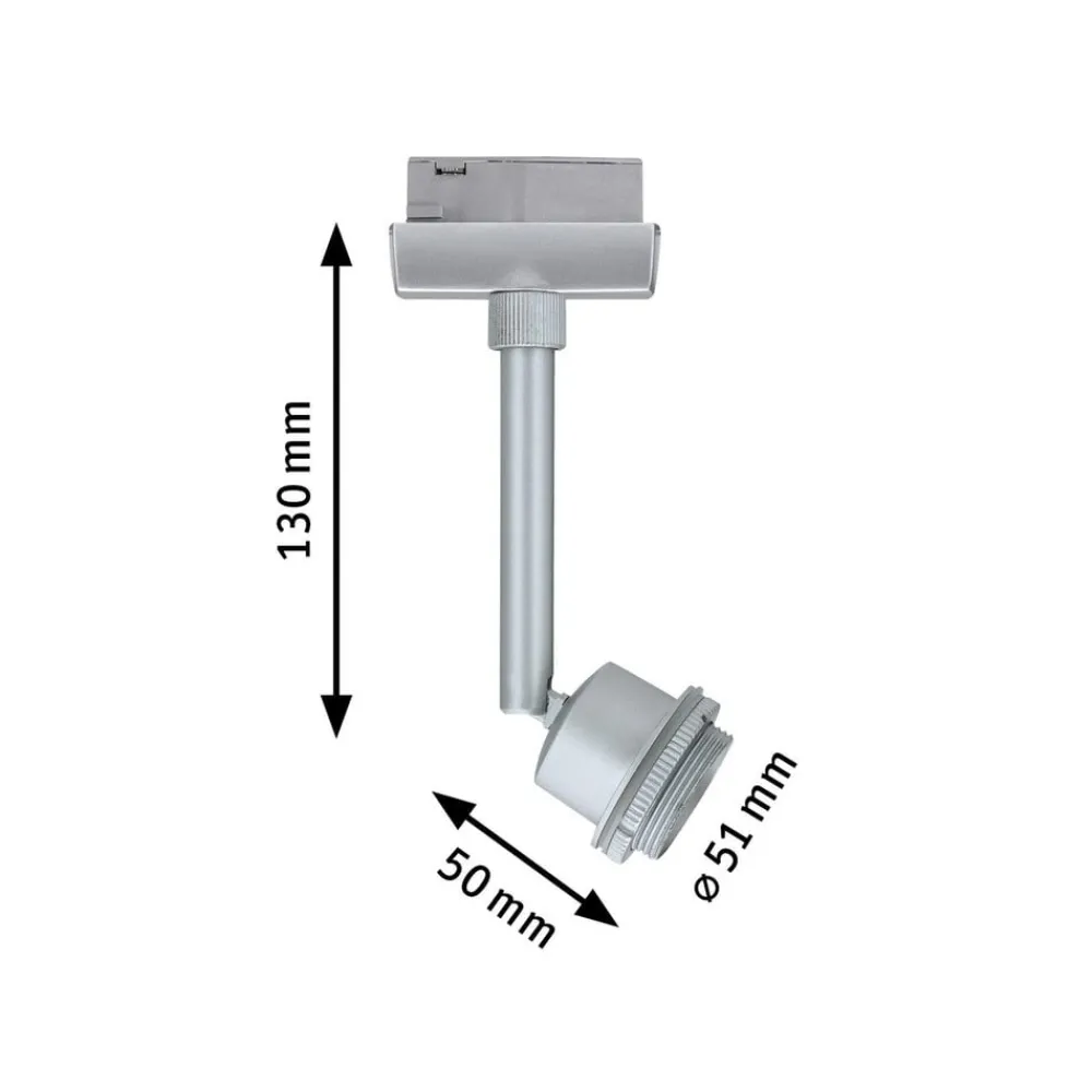 Skinnesystem ^ Paulmann URail LED-spot 3,5 W GZ10 krom mat