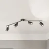 FISCHER & HONSEL Loftlamper|Loftlamper > Vano LED-loftspot, sort, 4 lyskilder