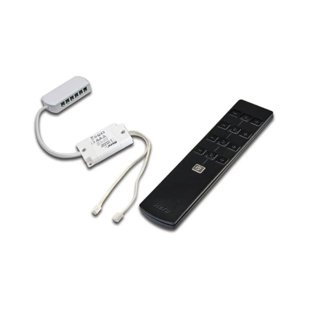 Dæmpning, Lysstyring ^ Hera 24V Dimm-Controller radio 80 W, 12-vejs forgrening