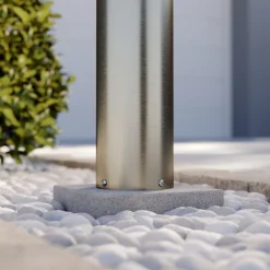 Gadebelysning ^ Arcchio Vejlampe Caramia, stål, saltvandsresistent