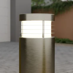 Gadebelysning ^ Arcchio Vejlampe Caramia, stål, saltvandsresistent