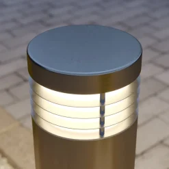 Gadebelysning ^ Arcchio Vejlampe Caramia, stål, saltvandsresistent