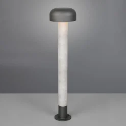 Trio Lighting Gadebelysning > Vejlampe Fraser, grå/betonlook, aluminium, IP54, højde 84,5 cm