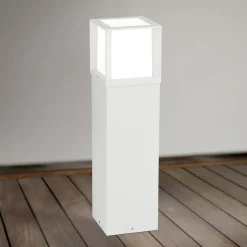 ORION Gadebelysning > Vejlampe Henry, hvid, højde 60 cm, aluminium/stål
