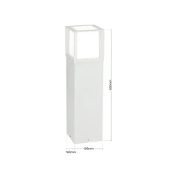 ORION Gadebelysning > Vejlampe Henry, hvid, højde 60 cm, aluminium/stål