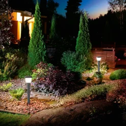 Fabas Luce Gadebelysning > Vejlampe Lena, 60 cm, mørkegrå, metal, E27, IP65