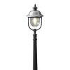 Gadebelysning ^ Konstsmide Vejlampe Parma, sort, metal, 118 cm høj, E27, IP43