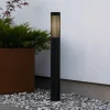 Konstsmide Gadebelysning > Vejlampe Pistoia, sort, højde 95 cm, metal, IP54