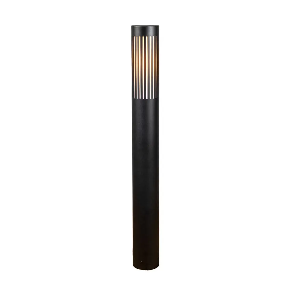 Konstsmide Gadebelysning > Vejlampe Pistoia, sort, højde 95 cm, metal, IP54