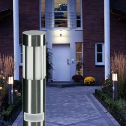 Albert Leuchten Gadebelysning > Vejlampe 475, stål, højde 90 cm, bevægelsessensor