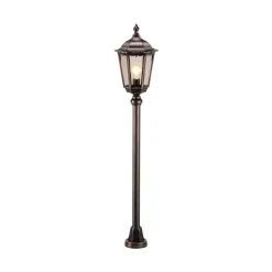 LCD Gadebelysning > 1123 vejlampe, trykstøbt aluminium, sort-kobber