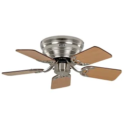 Loftventilatorer ^ CasaFan Ventilator Classic Flat III børstet krom 75 cm