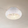 Reality Leuchten Loftventilatorer > Ventilator med lys Bidar, hvid, DC, støjsvag, 50 cm, fjernbetjening