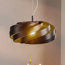 Domiluce Gang|Pendellamper > Vento hængelampe, sort, Ø 50 cm, metal, E27