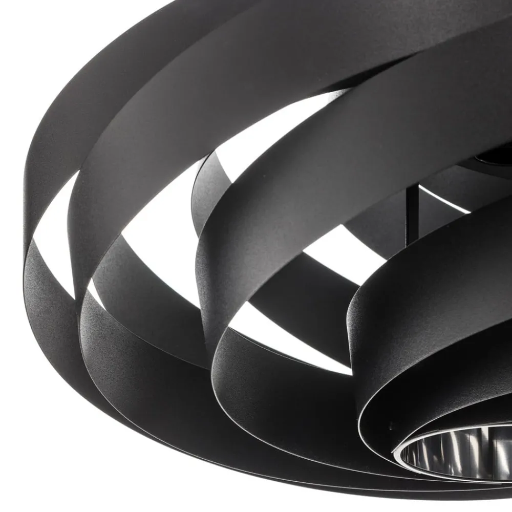 Domiluce Gang|Pendellamper > Vento hængelampe, sort, Ø 50 cm, metal, E27