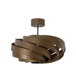 Euluna Gang|Loftlamper > Vento loftlampe, kaffebrun, Ø 50 cm