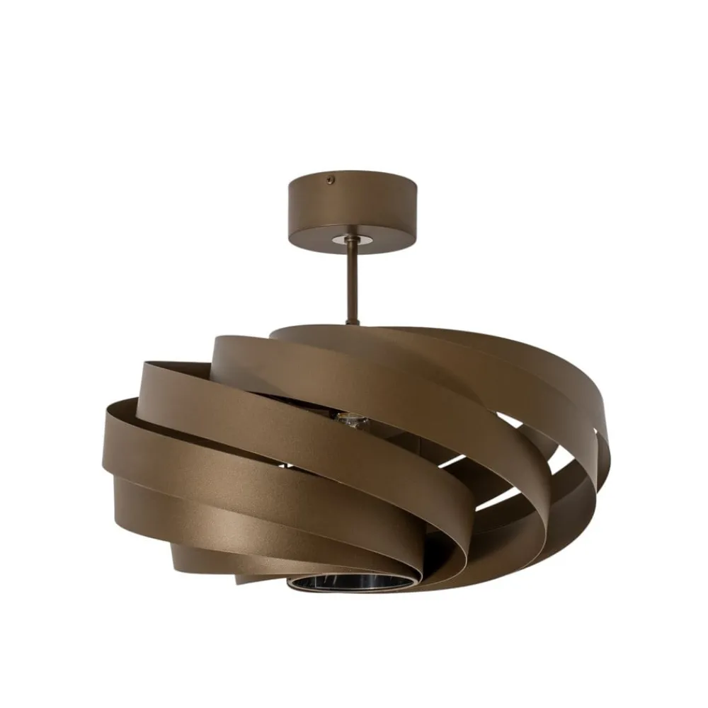 Euluna Gang|Loftlamper > Vento loftlampe, kaffebrun, Ø 50 cm