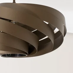 Euluna Gang|Loftlamper > Vento loftlampe, kaffebrun, Ø 50 cm