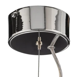 Domiluce Pendellamper > Vento-pendel, krom-nikkelfarvet, Ø 60 cm, metal