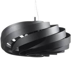 Pendellamper|Gang ^ Domiluce Vento-pendel, sort, Ø 60 cm, metal, E27