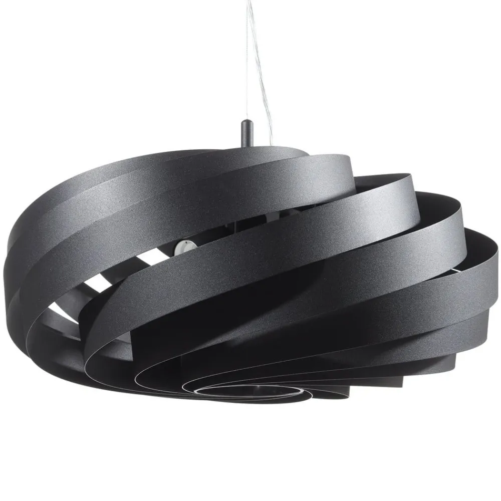 Pendellamper|Gang ^ Domiluce Vento-pendel, sort, Ø 60 cm, metal, E27