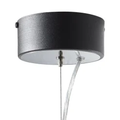 Pendellamper|Gang ^ Domiluce Vento-pendel, sort, Ø 60 cm, metal, E27