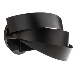 Domiluce Væglamper > Vento væglampe, sort, E14, metal, 14 cm høj