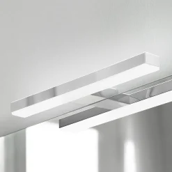 Væg- Og Spejllamper|Væglamper ^ Ebir Veronica LED-spejllampe, bredde 30 cm, krom