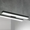 Væg- Og Spejllamper ^ Ebir Veronica LED-spejllampe, bredde 30 cm, sort