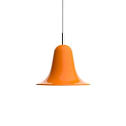 Verpan Pendellamper > Pantop hængelampe, orange, Ø 23 cm, metal, E14